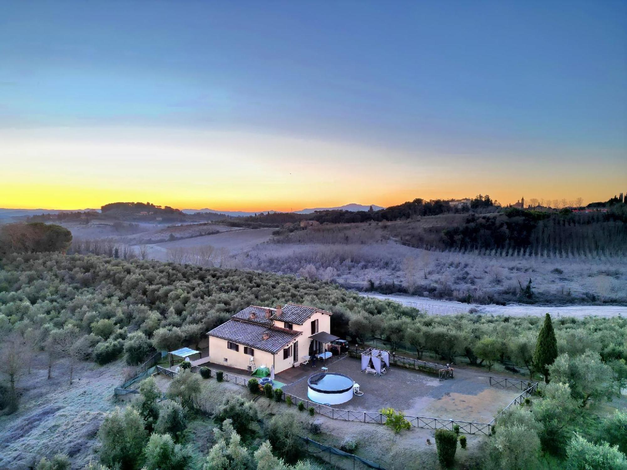 Villa Degli Olivi Nature Siena Kültér fotó